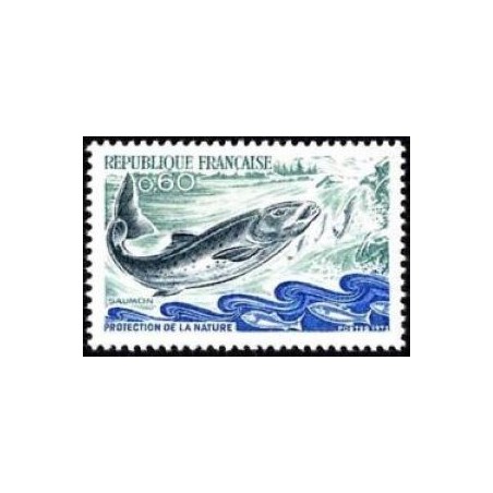 Timbre France Yvert No 1693 Saumon