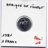 Etats Afrique Ouest 1 franc 1981 FDC KM 8 pièce de monnaie