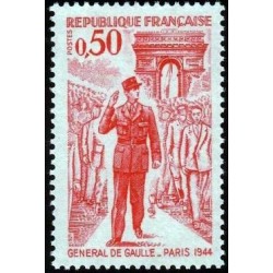 Timbre France Yvert No 1697 Général de Gaulle