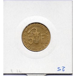 Etats Afrique Ouest 5 francs 1999 Sup KM 2a pièce de monnaie