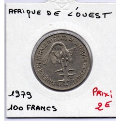 Etats Afrique Ouest 100 francs 1979 TTB+ KM 4 pièce de monnaie