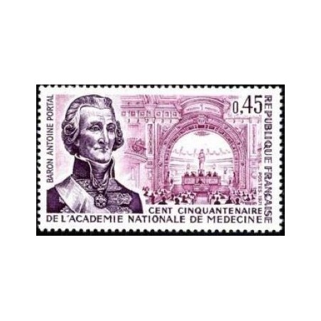 Timbre France Yvert No 1699 Baron Antoine Portal