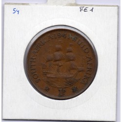 Afrique du sud 1 penny 1941 TTB KM 25 pièce de monnaie