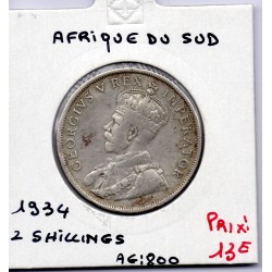 Afrique du sud 2 shillings 1934  TB+ KM 22 pièce de monnaie