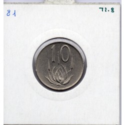 Afrique du sud 10 cents 1977 Sup KM 85 pièce de monnaie