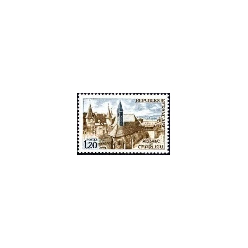 Timbre France Yvert No 1712 Abbaye de Charlieu