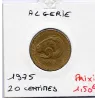 Algérie 20 centimes 1975 Sup KM 107.1 pièce de monnaie