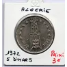 Algérie 5 dinars 1972 Chouette Sup KM 105a pièce de monnaie