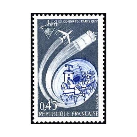 Timbre France Yvert No 1721 Tour du Télegraphe Chappe de Saverne