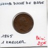 Bade 1 kreuzer 1845 TTB Leopold KM 203 pièce de monnaie