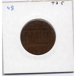 Coesfeld 8 pfennig 1713 TB KM 9 pièce de monnaie