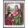 Timbre France Yvert No 1732 Oeuvre du maitre de Moulins