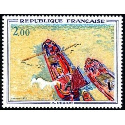 Timbre France Yvert No 1733 Les péniches de Derain