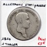 Prusse 1 reichsthaler 1814 TB KM 387 pièce de monnaie