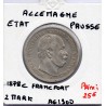 Prusse 2mark 1876 C TTB KM 506 pièce de monnaie