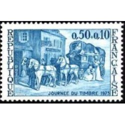 Timbre France Yvert No 1749 Journée du timbre, Relais de Poste