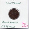 Allemagne 5 pfennig 1900 A TB KM 11 pièce de monnaie