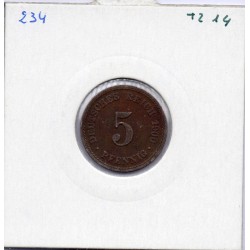 Allemagne 5 pfennig 1900 A TB KM 11 pièce de monnaie