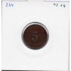 Allemagne 5 pfennig 1900 A TB KM 11 pièce de monnaie