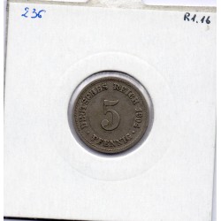 Allemagne 5 pfennig 1904 A TTB KM 11 pièce de monnaie