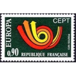 Timbre France Yvert No 1753 Europa, Cor postal