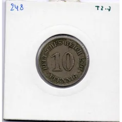 Allemagne 10 pfennig 1901 E, TTB KM 12 pièce de monnaie