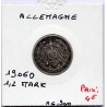 Allemagne 1/2 mark 1906 D, TB+ KM 17 pièce de monnaie