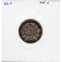 Allemagne 1/2 mark 1907 A, TTB KM 17 pièce de monnaie