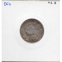 Allemagne 1/2 mark 1913 A, TTB+ KM 17 pièce de monnaie