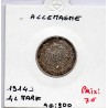 Allemagne 1/2 mark 1914 J, TTB KM 17 pièce de monnaie