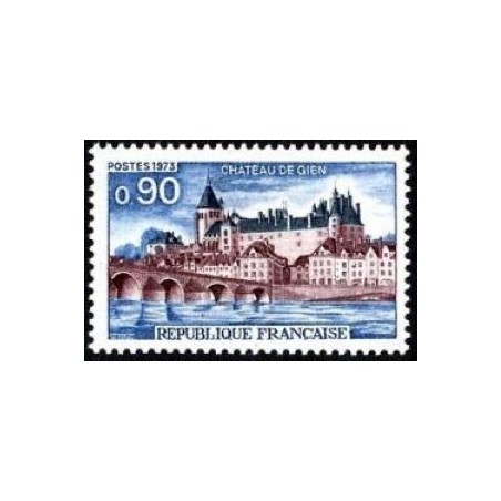 Timbre France Yvert No 1758 Chateau de Gien