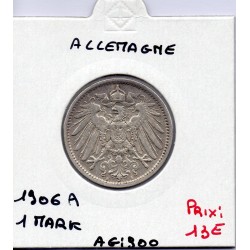 Allemagne 1 mark 1906 A, Sup KM 14 pièce de monnaie