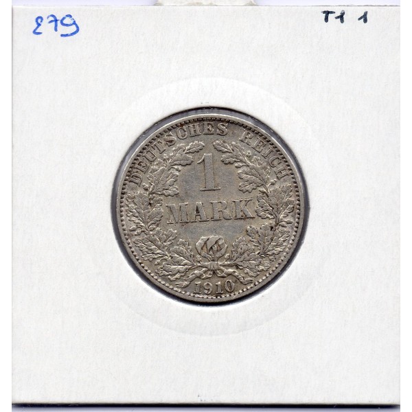 Allemagne 1 mark 1910 A, Sup KM 14 pièce de monnaie