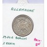 Allemagne 1 mark 1914 A, TTB+ KM 14 pièce de monnaie