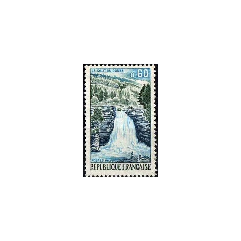 Timbre France Yvert No 1764 Le saut du Doubs