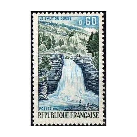 Timbre France Yvert No 1764 Le saut du Doubs