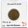 Allemagne 10 rentenpfennig 1923 G, TTB- KM 33 pièce de monnaie