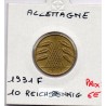 Allemagne 10 reichspfennig 1931 F, Sup KM 40 pièce de monnaie