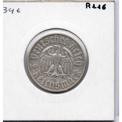 Allemagne 2 reichsmark 1933 J, TTB+ KM 79 pièce de monnaie