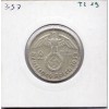 Allemagne 2 reichsmark 1938 G, TTB KM 93 pièce de monnaie