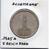 Allemagne 5 reichsmark 1935 A, TTB KM 83 pièce de monnaie