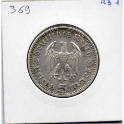 Allemagne 5 reichsmark 1935 A, TTB KM 86 pièce de monnaie