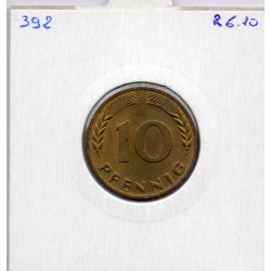 Allemagne RFA 10 pfennig 1950 F, SPL KM 108 pièce de monnaie