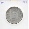 Allemagne RFA 5 deutche mark 1966 D, Sup KM 112 pièce de monnaie