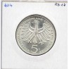 Allemagne RFA 5 deutche mark 1975 G, Sup KM 143 pièce de monnaie