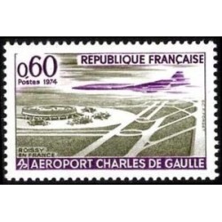 Timbre France Yvert No 1787 Aéroport Charles de Gaulle