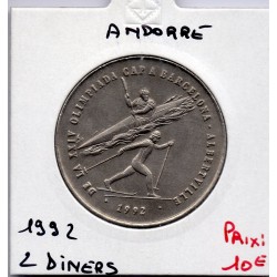 Andorre 2 diners 2002, Sup KM 46 pièce de monnaie
