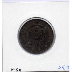 Argentine 1 centavo 1891 TTB, KM 32 pièce de monnaie