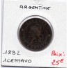 Argentine 1 centavo 1892 TTB-, KM 32 pièce de monnaie