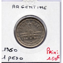 Argentine 1 peso 1960 Sup, KM 58 pièce de monnaie